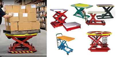 Ergonomic lifts, pallet pal, tilt lift, pallet positioner, scissor lift